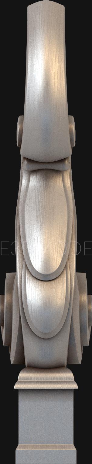 Newels (SZ_0071-1) 3D model for CNC machine