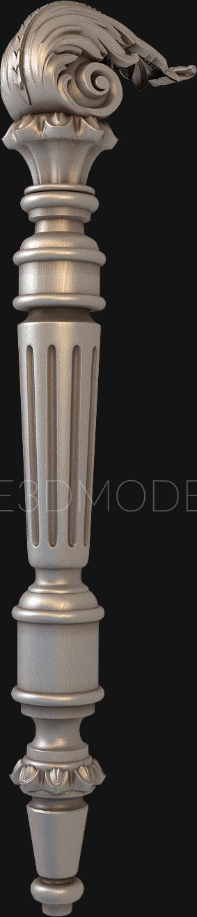 Newels (SZ_0086) 3D model for CNC machine