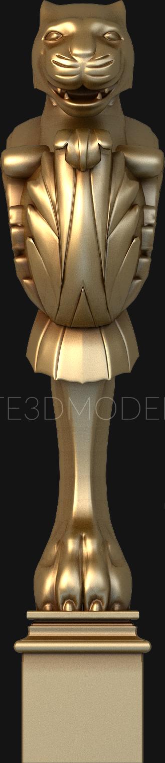 Newels (SZ_0089-1) 3D model for CNC machine