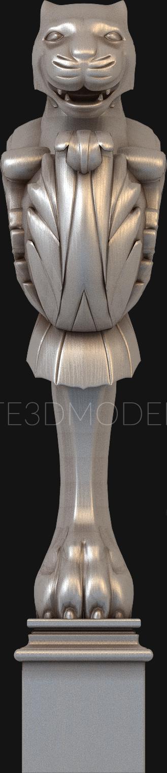 Newels (SZ_0089-1) 3D model for CNC machine