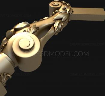 Newels (SZ_0140) 3D model for CNC machine