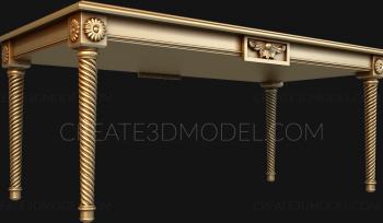 Tables (STL_0007) 3D model for CNC machine