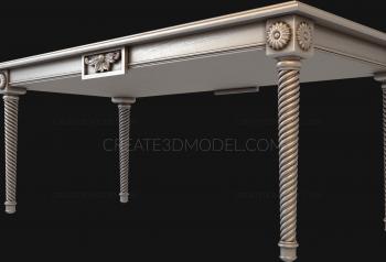 Tables (STL_0007) 3D model for CNC machine