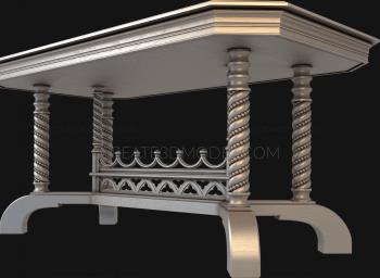 Tables (STL_0026) 3D model for CNC machine