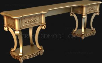 Tables (STL_0084) 3D model for CNC machine