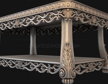 Tables (STL_0146) 3D model for CNC machine