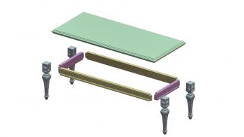 Tables (STL_0197) 3D model for CNC machine