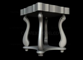 Tables (STL_0302) 3D model for CNC machine