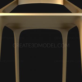 Chair (STUL_0017) 3D model for CNC machine