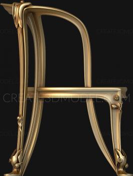 Chair (STUL_0023) 3D model for CNC machine