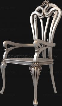 Chair (STUL_0046) 3D model for CNC machine