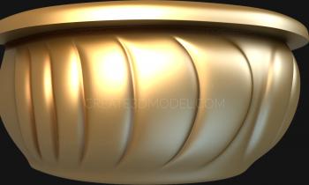 Vases (VZ_0010) 3D model for CNC machine