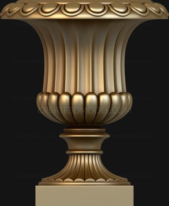 Vases (VZ_0024) 3D model for CNC machine